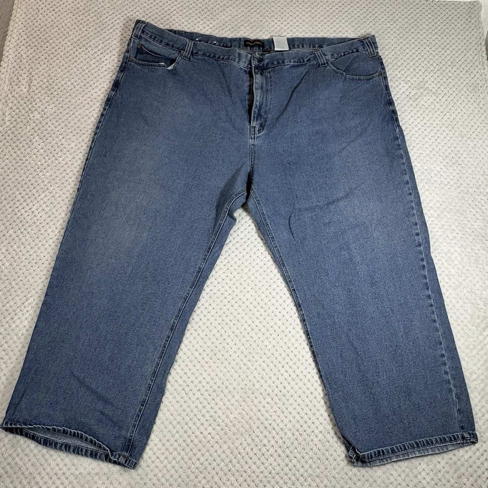 Canyon Ridge Men's Jeans Size 54X 28 Straight Leg Medium Wash Denim Cotton